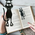 thumbnail image 4 of 5 Pcs Marque-Pages en Plastique Chaton Noir Marque-Pages Chaton Creux Marque-Pages Animaux 3D Durables et Adorables, 4 of 7