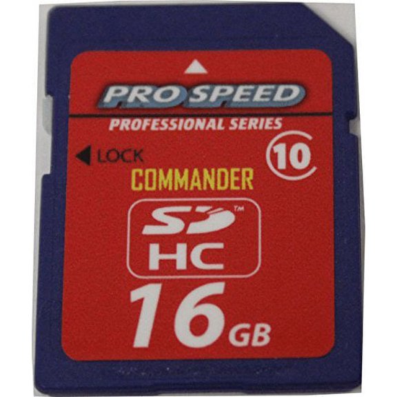 Commander Professional Speed Fast Recycling 16GB Class 10 SDHC Memory Card - Never Miss a Shot