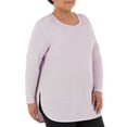 thumbnail image 6 of Athletic Works Women's Plus Active Long Sleeve French Terry Tunic, 6 of 7