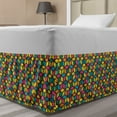 thumbnail image 1 of Geometric Bed Skirt, Colorful Cubes Funky Shapes in Various Tones Abstract Mosaic Tile Repetition, Elastic Bedskirt Dust Ruffle Wrap Around for Bedding Decor, 4 Sizes, Multicolor, by Ambesonne, 1 of 2
