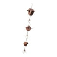 thumbnail image 4 of Cadena de con adorno para atrapar agua de , decorativa para exteriores, para canalones, patios, aleros, drenajes y porches., 4 of 8