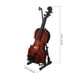 thumbnail image 3 of 1 Set Miniature Violin Adornment Wooden Mini Violin Ornament Photo Prop Decor, 3 of 4
