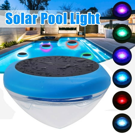 solar powered floating pool lights
