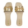 thumbnail image 4 of Sandalia Para Mujer Zmexico 1304 dorado 24.5, 4 of 4