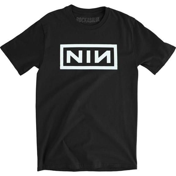 Men's Nine Inch Nails Classic Logo Slim Fit T-shirt Small Black