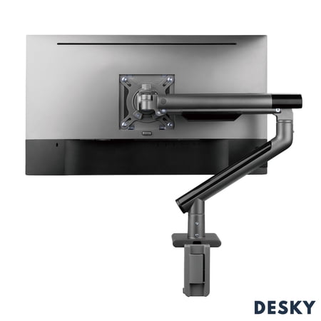 Desky Single Slim Aluminium Monitor Arm – Space Gray Desky Single Slim Aluminium Monitor Arm – Space Gray