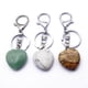 thumbnail image 4 of Llavero colgante de piedras preciosas Yinane Con Broche de Langosta de Metal Plateado Turquesa verde, 4 of 8