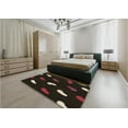 thumbnail image 4 of Ahgly Company Indoor Rectangle Patterned Dark Brown Area Rugs, 2' x 5', 4 of 6