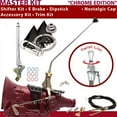 thumbnail image 1 of American Shifter  C6 Shifter Kit Chrome 16 in. E Brake Cable Clevis Trim Kit Dipstick for DA8AA, 1 of 1