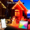 thumbnail image 4 of Smart WiFi Flood Light 30W 2000LM Regulable RGB Cambio de color 2700K-6500K Luces de escenario Func Tomshoo Luz de inundación, 4 of 7