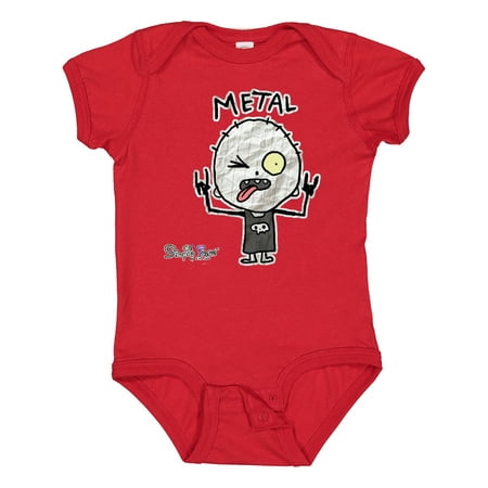 

Inktastic Metal Face Gift Baby Boy or Baby Girl Bodysuit