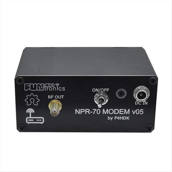 Módem NPR-70 V05 para Radio por Paquetes en la Banda de 70 cm. Radioaficionados.
