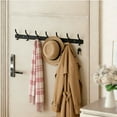 thumbnail image 7 of Coat Hooks, Double-headed Coat Hooks with 7 Hooks, Heavy Duty Coat Rack Hooks to Hang Coats, Hat and Towel, Wall Hooks for Entryway and Bedroom Bathroom, 7 of 7