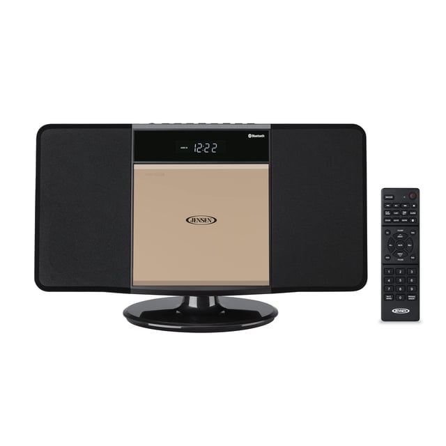 Sistema de música estéreo Bluetooth Jensen JBS-300 Champagne Gold