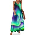 thumbnail image 1 of Vestido sin mangas llamativo Aurora Boreal Vestido vintage vestido de verano mujer 2024 fiesta de moda noche largo mujer, 1 of 7