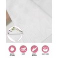 thumbnail image 6 of Pink Flowers Kitchen Dish Towels for Drying Dishes Set of 4, Spring Floral Butterfly Elegant Pastoral Waffle Weave Microfiber Hand Tea Bathroom Towels Quick Dry & Absorbent Towel 15.7x23.6, 6 of 7