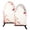 Red-heart Frame, variant on Fun Fish Mouth Oven Mitts 9.5x5.7in Cotton Pot Holders Heat Resistant Grill Gloves for Kitchen BBQ Decor Violet Floral