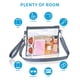 thumbnail image 4 of Bagenius Clear Purse Bolsa transparente aprobada por el estadio con correas extraíbles para el trabajo, eventos deportivos y conciertos, 4 of 5