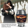 thumbnail image 4 of Yatskia Elephant Large Urns For Human Ashes Male & Female, Cremation Urns For Dad, (Monar 10 Inch and 3 Inch), 4 of 8