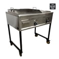 thumbnail image 2 of 41 in. Taco Grill Griddle Cart 2 Burner Comal Asada Burger Pollo Model, Food Cart Plancha Para Tacos, Griddle Taco Carts, 2 of 12