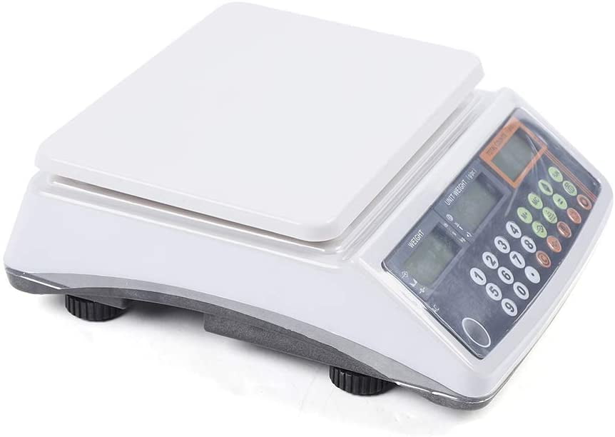 Commercial Lab Precise LCD Digital Counting Scale Tabletop Postal Scale 66lbs 