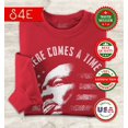 thumbnail image 1 of S4E Men's Martin Luther King Jr. Silence is Betrayal Crewneck Sweatshirt Large Red, 1 of 4