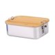 thumbnail image 3 of Caja de conservación de alimentos Soledad 850 ml Tapa de bambú acero inoxidable, 3 of 10