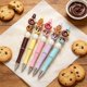 thumbnail image 5 of 10 Piece Donut And Gingerbread Man Dessert Kawaii Theme DIY Beaded Pen Wooden Bead Set Imaginative Stationery 10ML, 5 of 6