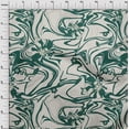 thumbnail image 4 of oneOone Viscose Chiffon Teal Green Fabric Abstracts Sewing Craft Projects Fabric Prints By Yard 42 Inch Wide, 4 of 5