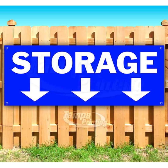 Storage 13 oz Vinyl Banner With Metal Grommets