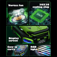 thumbnail image 4 of Mobile Phone Magnetic Semiconductor Coolng Fan Radiator with 7 Gears Adjustable Game Cooler for IOS Android Phone B, 4 of 8