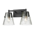 thumbnail image 5 of 1101-2V-MB-Z-Lite-Analia - 2 Light Bath Vanity In Modern Style-9.25 Inches Tall and 16.5 Inches Wide-Matte Black Finish, 5 of 7