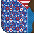 thumbnail image 4 of Wirehair Chocolate and Tan Dachshund USA American Dish Drying Mat, 4 of 5