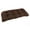 Chocolate, variant on 42-inch by 19-inch U-Shaped Twill Tufted Settee/Bench Cushion
