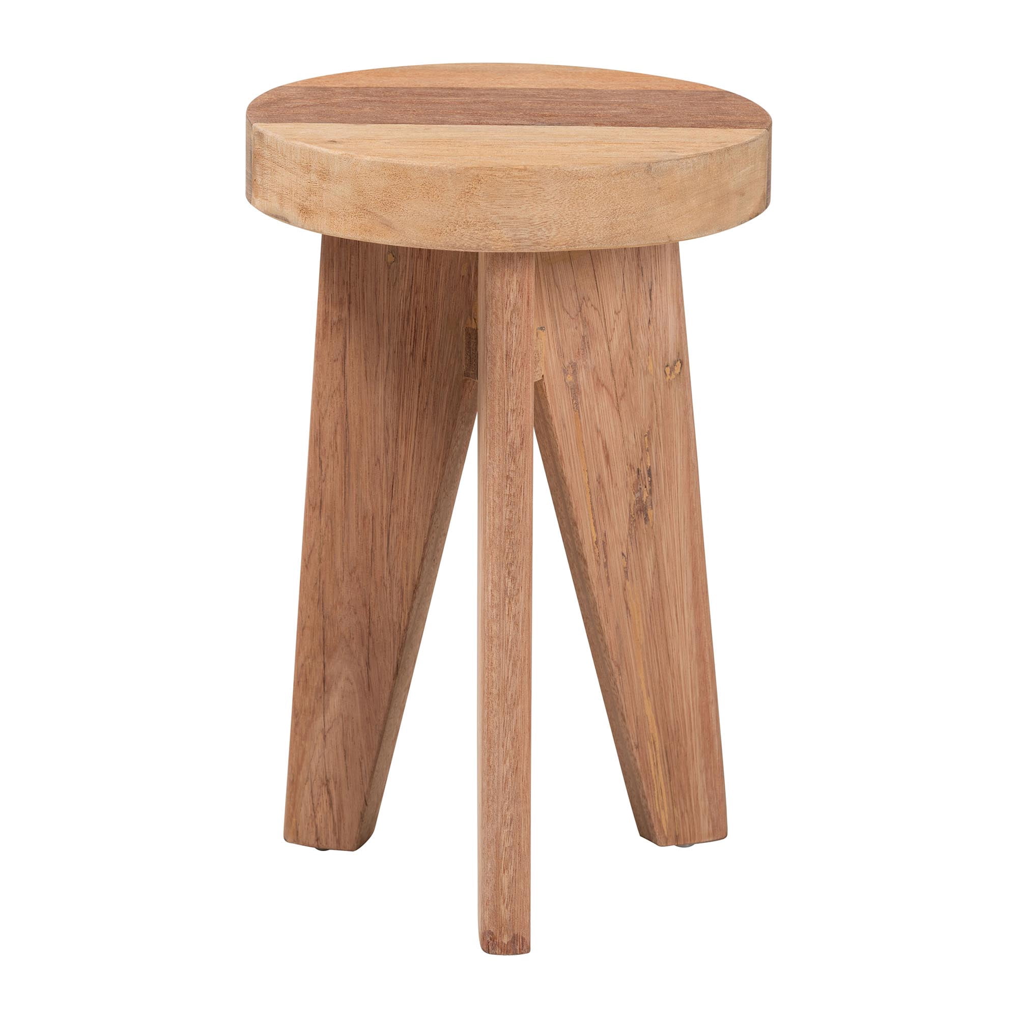 bali & pari Sayen Rustic Footstool, Natural Brown