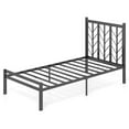 thumbnail image 4 of Costway Twin Size Platform Bed with Headboard 11.5" Under Bed Storage Easy Assembly, 4 of 10