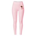 thumbnail image 5 of Cancer Leggings for Women Elastic High Waist Pink Ribbon Slim Fit Tights Pants Workout Yoga Pants, 5 of 5