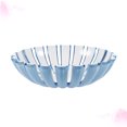 thumbnail image 2 of Household Plastic Food Plate Dessert Fruit Salad Plate Bowl Snack Container for Home (Blue), 2 of 9