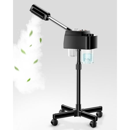 

Professional Facial Steamer on Wheels Standing Face Steamer for Facial Deep Cleaning Ionic Facial Steamer for Esthetician Spa Beauty Clinic Home Use Facial Steamer with Time Preset(50inch)