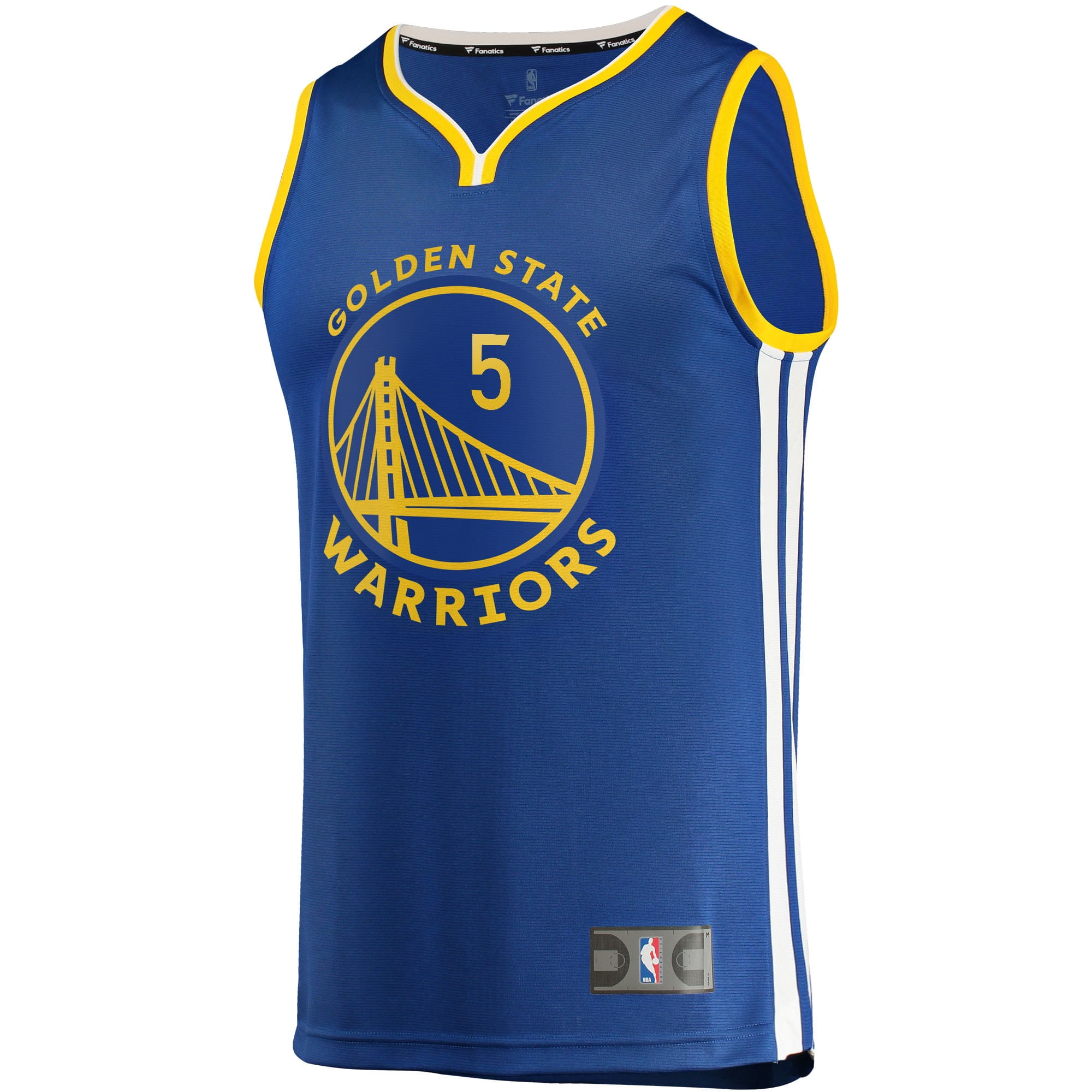 Men's Fanatics Kevon Looney Blue Golden State Warriors Fast Break