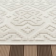 thumbnail image 3 of Paco Home Indoor & Outdoor Rug with Maroccan Trellis Pattern Cream - 2'8" x 4'11" (3'x5'), 3 of 5