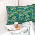 thumbnail image 4 of Salouo Jungle Leopard Pattern Pillow Cases,1PC Pillow Covers with Envelope Closure Decorative Pillow Case for Bed Couch,Pillows Not Included-14"x20", 4 of 6