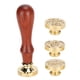 thumbnail image 1 of Juego de Sellos de Cera JadeshayMX Sello de Letras Grano de Madera Transparente Duradero, 1 of 5