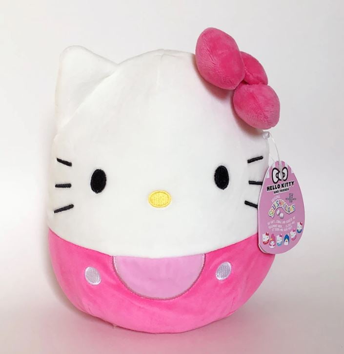 pink hello kitty squishmallow