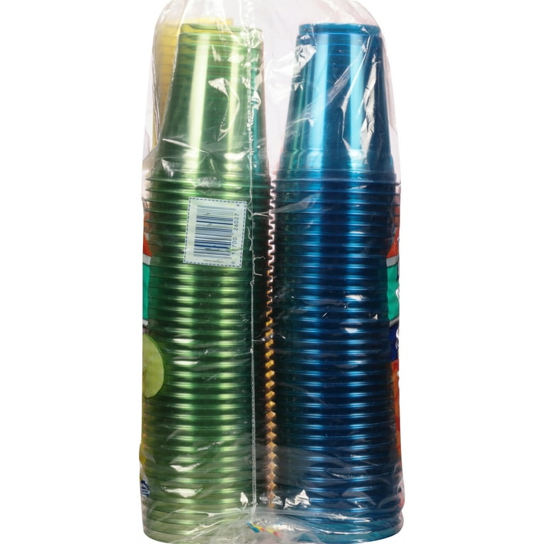 Hefty Style Prints Plastic Cups, 18 Ounce, 20 Cups 