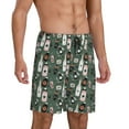 thumbnail image 2 of Kdxio Halloween Potions Print Mens Sleep Shorts Bottoms Soft Comfy Pajama Wear Pants with Drawstring Pockets, 2 of 5