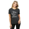 thumbnail image 2 of Oh Ok, But. Women's Fashion Relaxed T-Shirt Tee Charcoal Grey X-Large, 2 of 5