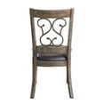 thumbnail image 3 of Cherry Finish - Metal Floral Trimmed Back - Living Area - 19" Seat Width, 3 of 4