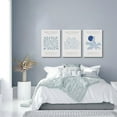 thumbnail image 2 of Matisse Canvas Wall Art Blue Abstract Poster Prints Framed Set of 3 Plant Leaves Aesthetic Pictures Minimalist Flower Market Painting Wall Decor for Living Room Bedroom Bathroom 12x16in, 2 of 7