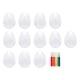 thumbnail image 5 of Huevos de espuma, huevos de Pascua, decoración blanca, manualidades, hacer huevos de imitación con bolígrafos de colores para primavera, pintura DIY, 120MM, 5 of 8